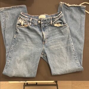 Abercrombie 90s Relaxed Jeans High Rise 6 Long